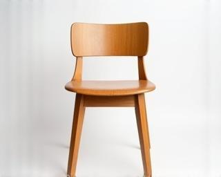 Modern minimalist wooden chair