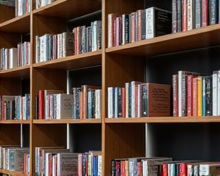 Custom designed bookshelf